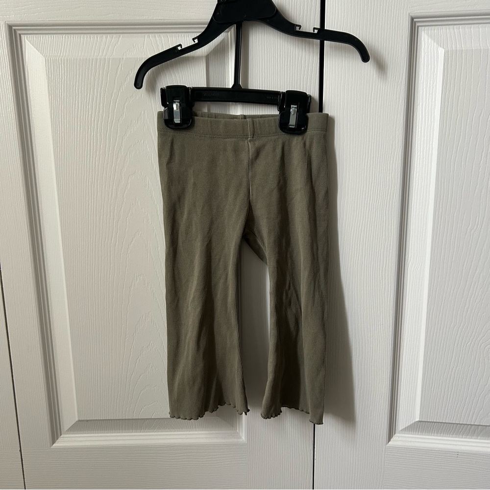 GAP Kids Olive Green pants flared leggings Bottoms 2T